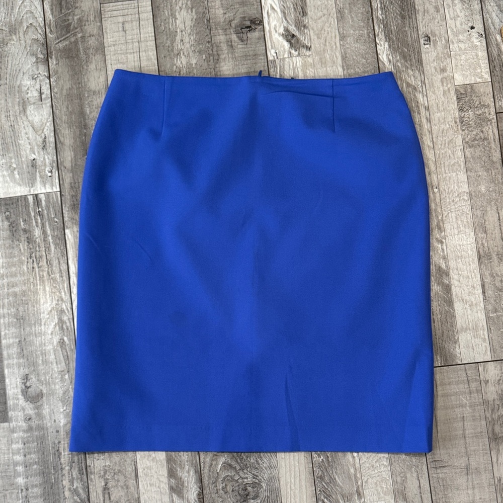 HUGO BOSS Blue Midi Formal Pencil Skirt